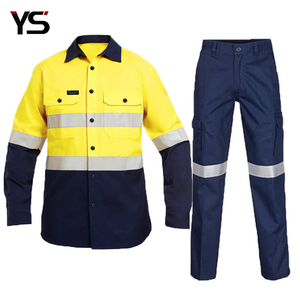 Camisas y Pantalones <span class=keywords><strong>de</strong></span> <span class=keywords><strong>Trabajo</strong></span> <span class=keywords><strong>de</strong></span> Algodón Reflectantes <span class=keywords><strong>de</strong></span> Alta Visibilidad para la Seguridad <span class=keywords><strong>de</strong></span> Trabajadores Industriales <span class=keywords><strong>de</strong></span> Minería <span class=keywords><strong>de</strong></span> Carbón con Logotipo Personalizado - Product Image 1