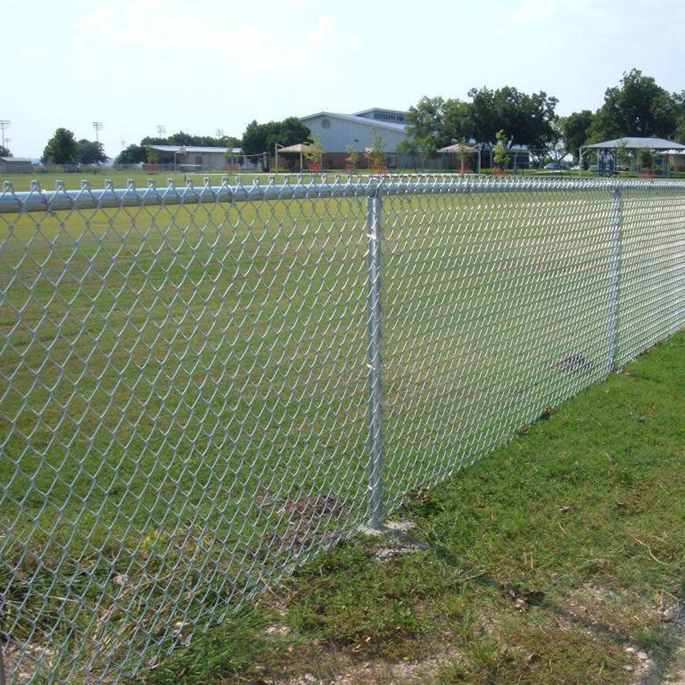 Price for Canada 9 Gauge 50x50mm Size Diamond Black Cyclone Wire Mesh Chain  Link Fence Philippines With Pvc Coated Design| Alibaba.com