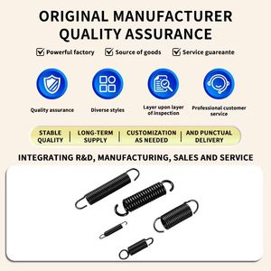 Пружина натяжения коническая из пружинной стали на заказ, спиральная, для мотоциклов и мебели, с двойным крюком и двойным ушком - Product Image 4