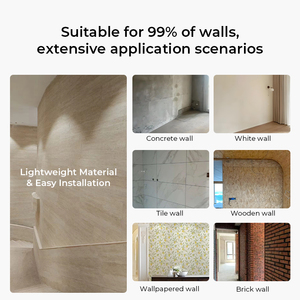 Travertine tường bảng điều khiển trang trí linh hoạt đá tường travertine gạch travertine hiệu suất cao Trọng lượng nhẹ tường gạch - Product Image 4