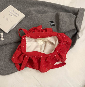 Bolsa de compras de lona de algodón ecológica de alta gama para mujer, con asa y logotipo personalizado impreso, para venta al por mayor. - Product Image 6