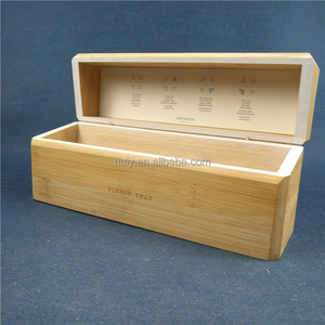 Petite boîte à thé carrée en <span class=keywords><strong>bois</strong></span> de Paulownia étanche à l'humidité Classic Vintage avec couvercle à charnière de couleur usagée brûlée pour les cadeaux - Product Image 5