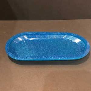 Bandeja de resina multifuncional para servir y almacenar, adición estética y práctica a su hogar - Product Image 6