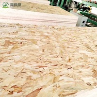 Panneau de bardage de toit léger en OSB3 de 9 mm avec revêtement imperméable, panneau stratifié structurel pour toiture et sous-couche