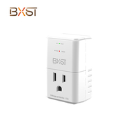 Protecteur de tension pour réfrigérateur 120V 10A AC avec prise, protection contre les surtensions/sous-tensions à temporisation de 3 minutes, affichage LED pour réfrigérateur
