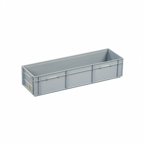 Etap KN 1322 Heavy Duty Durable Stackable Solid Industrial <b>Storage</b> <b>Crate</b> Virgin Plastic Euronorm Material Logistics Use New - Product Image 2
