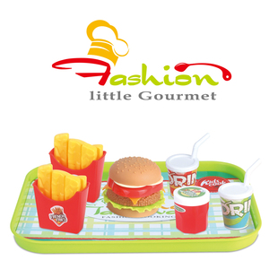 Juego de cocina de plástico en miniatura <span class=keywords><strong>para</strong></span> <span class=keywords><strong>niñas</strong></span>, juego de cocina de comida rápida, hamburguesa, barato, venta al por mayor - Product Image 2