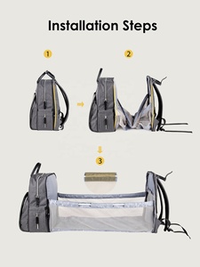 <span class=keywords><strong>Sac</strong></span> à <span class=keywords><strong>langer</strong></span> multifonctionnel élégant avec lit à <span class=keywords><strong>langer</strong></span> pliable, organisateur en polyester imperméable, <span class=keywords><strong>sac</strong></span> à <span class=keywords><strong>langer</strong></span> pour <span class=keywords><strong>parents</strong></span> - Product Image 4