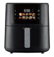 GiaYol Friteuse à air moderne en acier inoxydable 8-10L Smart App-Controlled Energy Saving Digital Control Non-Stick PTFE