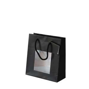 Shopper di lusso con finestra 18 cm + 8 cm x 20 cm - Product Image 1