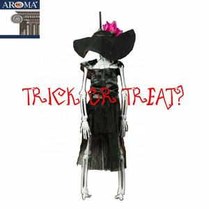 Halloween jour de la mort décor femme squelette fantôme en jupe maison hantée fête suspendus accessoires en plastique modèle ARW17-2 - Product Image 6
