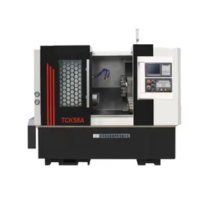 Hot Koop China Taiwan Draaibank Met Fanuc Control Cnc Draaibank Tck56a Cnc Draadsnijmachine Prijs