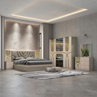 Lit King Size en Bois Personnalisé à Prix Abordable, Ensemble de Meubles de Chambre à Coucher Modernes et Luxueux avec Rangement pour Hôtels, Hôpitaux et Villas