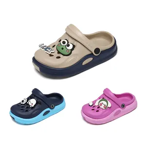2023 Custom Cartoon Clogs Non-slip Slides Slippers Kids Summer Beach Sandals Shoes Clogs
