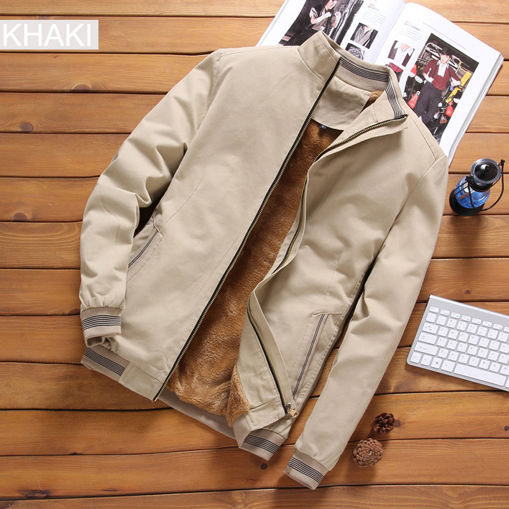 Winter Parkas Coat Men Stand Collar Jacket Warm Solid Coat Stree 並行輸入品 Men\u0027s Winter Parkas - Fursac: Jackets \u0026 Coats for Men