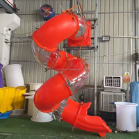 Toboggan en spirale de haute qualité pour aire de jeux extérieure, toboggan en plastique pour piscine, pour adultes et enfants