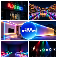Vente en gros de LED SMD 5050 personnalisées 5050rgb 0.5W 1W 0.2W avec lentille dôme RGB 6 broches pour éclairage d'ambiance et de scène