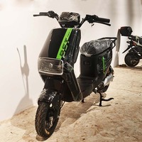 Moto électrique à batterie au lithium 2000W, scooter à deux roues avec puissance de 72V, vitesse maximale de 60 km/h pour adultes