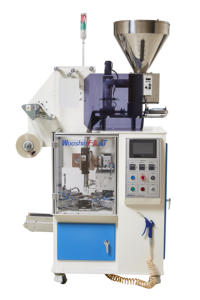 Machine d'emballage automatique VFFS pour sachets pyramidaux, idéale pour les chocolats, bonbons et granulés – Forme, remplisse et scelle verticalement les sachets triangulaires - Product Image 3
