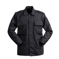 Tenue de travail personnalisée OEM pour hommes, avec logo brodé, vêtements de travail noirs angolais, équipement tactique de patrouille, uniforme BDU pour hommes