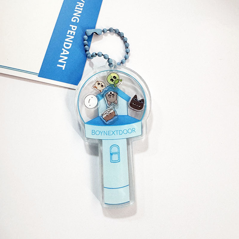 KPOP BOYNEXTDOOR Acrylic Photo Shake Keyring - Eco-Friendly Gift