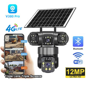 V380 Ngoài Trời Năng Lượng Mặt Trời Powered 4G HD Wifi Tầm Nhìn Ban Đêm Máy Ảnh Tiêu Thụ Điện Năng Thấp Đám Mây Lưu Trữ Dữ Liệu Tùy Chọn Cmos Bán Chạy Nhất - Product Image 6