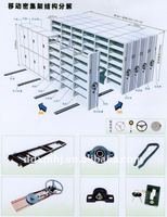 Mracking Intelligent Dense Rack Salle de classement Rack manuel de stockage de fichiers Rail manuel Déplacement armoire dense