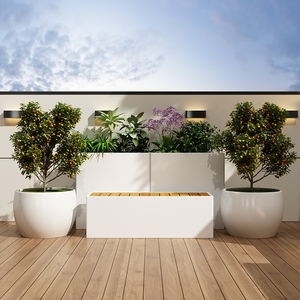 Macetas Decorativas <span class=keywords><strong>de</strong></span> Metal para Interiores, Jarrones Grandes para Plantas <span class=keywords><strong>de</strong></span> Interior - Product Image 3