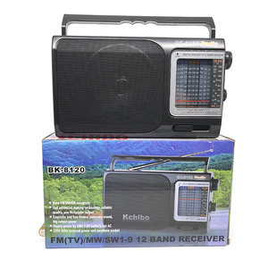Radio analógica portátil de 10 bandas, altavoz incorporado receptor mundial con mango y de sensibilidad, <span class=keywords><strong>FM</strong></span>/TV/AM/SW1-7 - Product Image 5