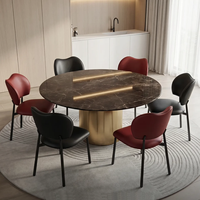 Fauteuil en cuir rembourré vert confortable, design italien de luxe léger, pieds en métal, pour appartement, salle à manger, bureau à domicile