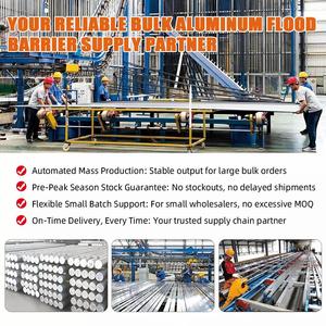 Barrière Anti-Inondation Modulaire en Aluminium Certifiée <span class=keywords><strong>REACH</strong></span> pour Maison, Garage, Entrée Commerciale et Protection Contre les Tempêtes - Product Image 5