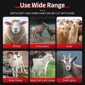 पोर्टेबल वायरलेस 6-स्पीड इलेक्ट्रिक ऊन कैंची मशीन रिचार्जेबल इलेक्ट्रिक क्लिपर ट्रिमर कैंची हेयर क्लिपर भेड़ - Product Image 6