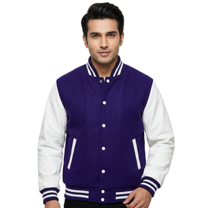 Men's Lightweight Autumn Jacket Varsity Waterproof Breathable Baseball <b>Coat</b> for College Sports Trendy Casual - Product Image 1