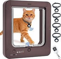 Porte Intelligente pour Chat, Porte Connectée pour Animaux de Compagnie, Détection Radar RFID, Porte Électrique Intelligente pour Chat, Direction d'Entrée/Sortie Contrôlable, Prise en Charge ODM OEM