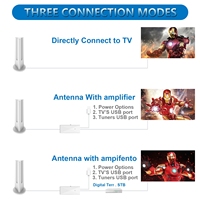 Antuko Hoge Kwaliteit 4K 1080P Digitale DVB-T Binnenantenne voor Thuisgebruik 3M Kabel 25 DBi Versterking Magnetische Basis voor HDTV Lange Bereik