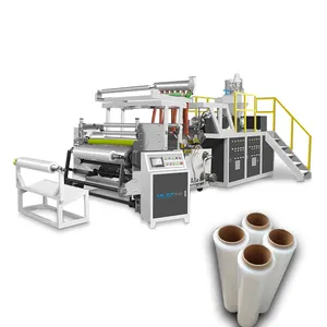Machine de fabrication de film étirable 500-1500mm haute efficacité Machine de film plastique étirable LLDPE