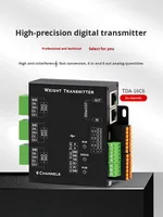 Transmisor de Peso Digital Analógico de Seis Canales Ouluda TDA-16C6, Amplificador de Señal, Aleación de Aluminio, RS-232/485/EtherCAT