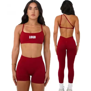 <span class=keywords><strong>Reggiseno</strong></span> sportivo traspirante estivo profondo V senza schienale <span class=keywords><strong>reggiseno</strong></span> sportivo da corsa <span class=keywords><strong>marrone</strong></span> di alta qualità per il Fitness - Product Image 3