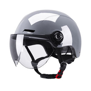 <span class=keywords><strong>Casco</strong></span> de Bicicleta Eléctrica con Visera Protectora de Seguridad, Colores de Moda, Económico de Fábrica, Media Cara, para las Cuatro Estaciones - Product Image 4