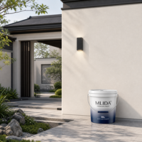 Peinture murale extérieure acrylique écologique imperméable, durable et résistante aux intempéries pour grandes façades de bâtiments, vente en gros OEM