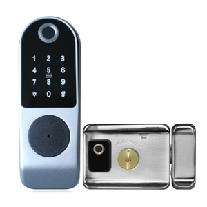 ट्या वाई-फाई ऐप वाटरप्रूफ स्मार्ट इलेक्ट्रिक रिम लॉक बाहरी दरवाजे के लिए डबल फिंगरप्रिंट और एक्सेस कंट्रोल सिस्टम के लिए फिंगरप्रिंट - Product Image 2