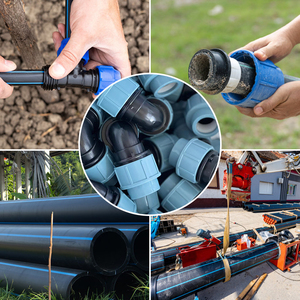 IFAN hệ thống thủy lợi PP nén phù hợp cung cấp nước khớp nối Tee khuỷu tay chủ đề HDPE phụ kiện đường ống - Product Image 4