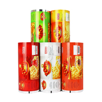 Rouleaux d'emballage alimentaire en aluminium sur mesure, Film, fabricant chinois, sachet d'emballage de Chips en plastique