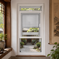Designs modernes de fenêtres coulissantes à simple ou double battant avec grille en verre - Châssis économique standard