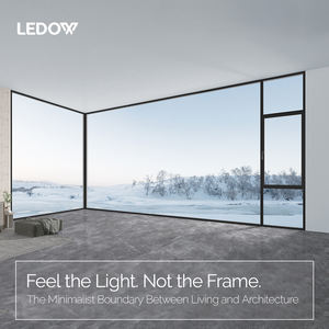 Fenêtre à bascule et à rotation en aluminium à double vitrage insonorisée LEDOW avec Energy Star, fournisseur aux concessionnaires nord-américains - Product Image 5