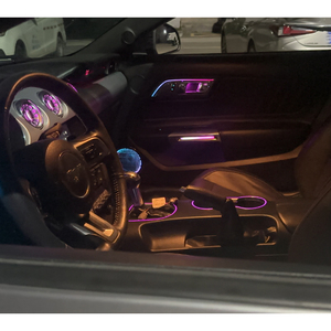 Éclairage d'ambiance pour voiture, amélioration de l'éclairage intérieur pour Ford Mustang 2015-2022, accessoires de voiture, décoration intérieure - Product Image 2