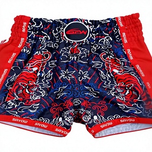 Savow Fight Wear Muay Thai Boxing Embroidery Martial Arts MMA Clothing Fight <b>Grappling</b> Kickboxing <b>Shorts</b> - Product Image 1