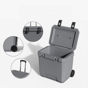 Glacière portable télescopique moderne de haute qualité personnalisable pour <span class=keywords><strong>camping</strong></span> extérieur avec roues, en PP/PE, conservation de la glace 24h - Product Image 4