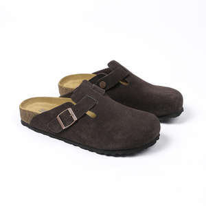 <span class=keywords><strong>Sabots</strong></span> Birkenstock personnalisés en daim pour l'été, mules à semelle épaisse et ferme, bout fermé, légères, à enfiler, avec logo, pour le quotidien - Product Image 2