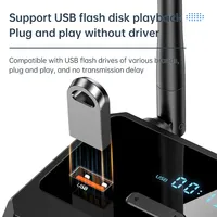 Nouveau Récepteur Audio Bluetooth 5.3 Prend en Charge U-disk AUX 3.5mm RCA Optique USB Stéréo Sans Fil pour Voiture TV PC Accessoire